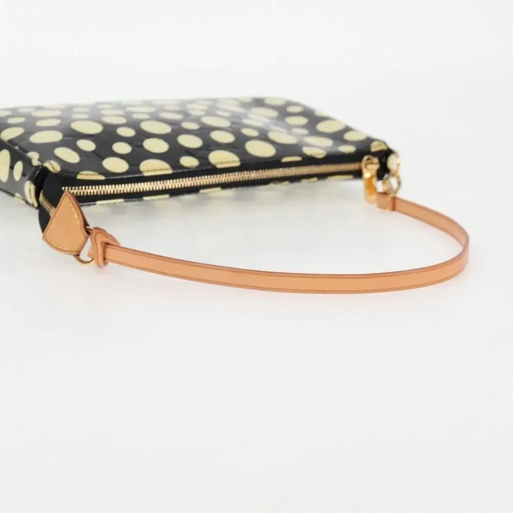 Louis Vuitton Monogram Vernis Yayoi Kusama Pochette Accessoires Pouch Black